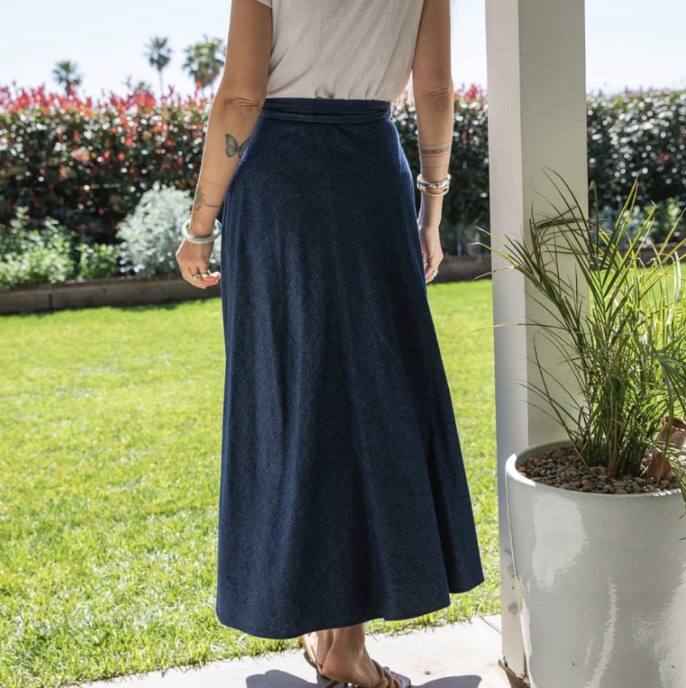One Teaspoon jean maxi skirt Medium NWOT